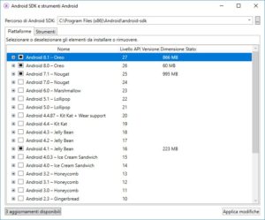 Android sdk manager